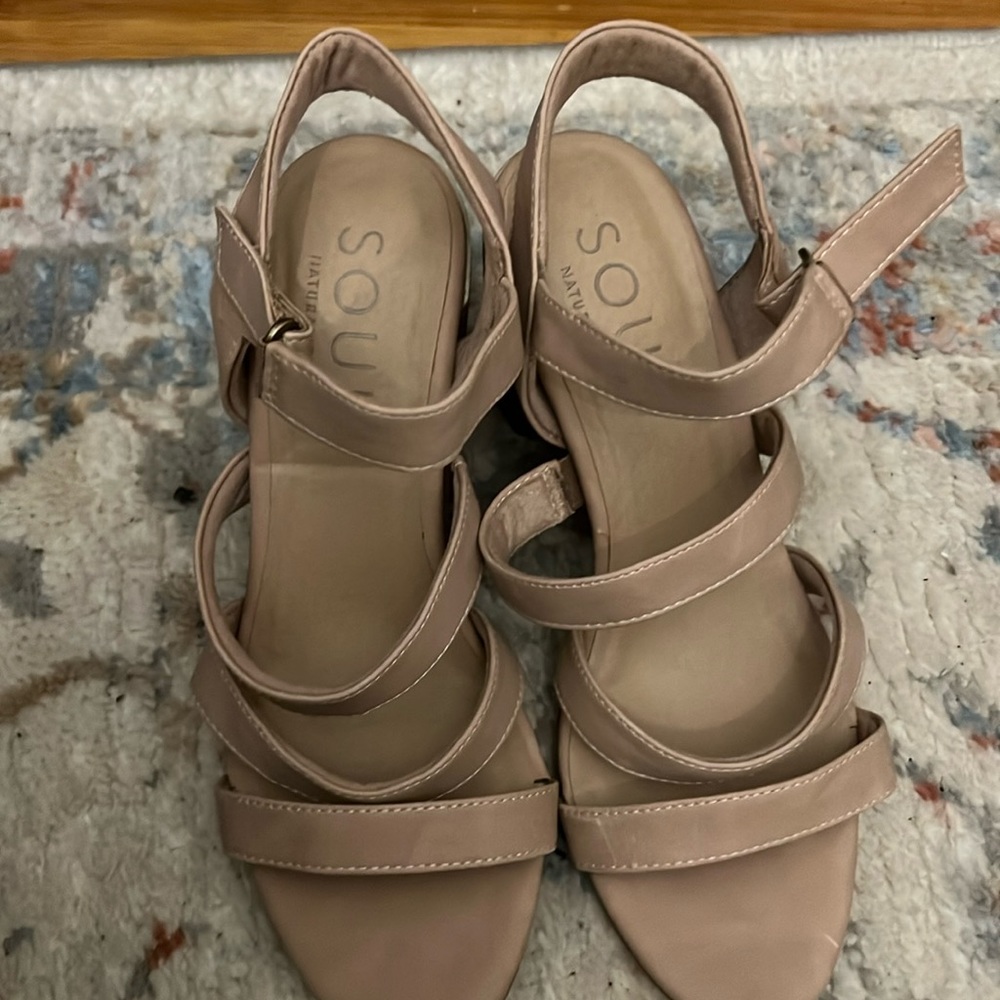 Nude sandals